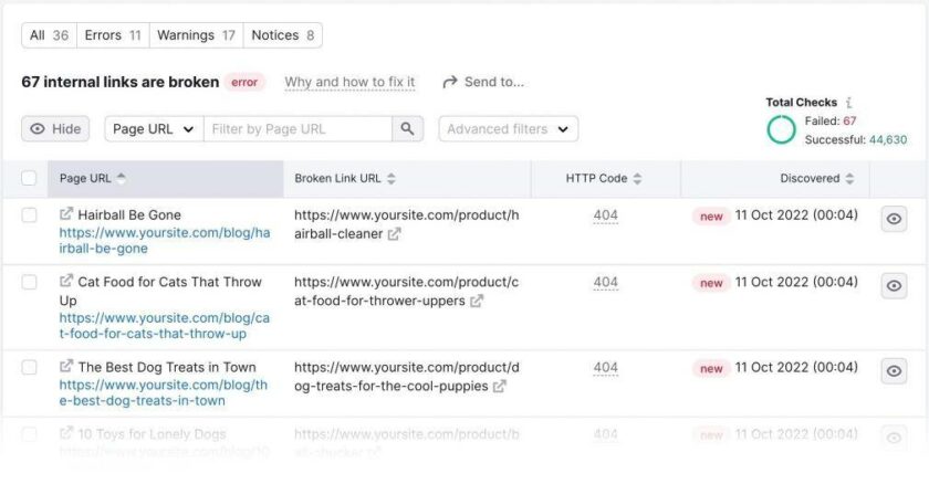affected-urls-report affected-urls-report